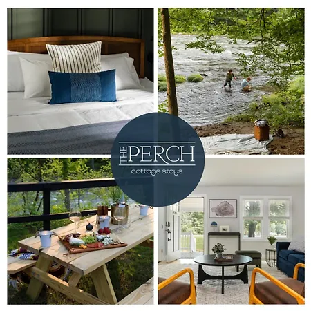 Perch Eagle House: Creek Access + Mountain Views Villa